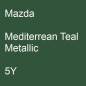 Preview: Mazda, Mediterrean Teal Metallic, 5Y.